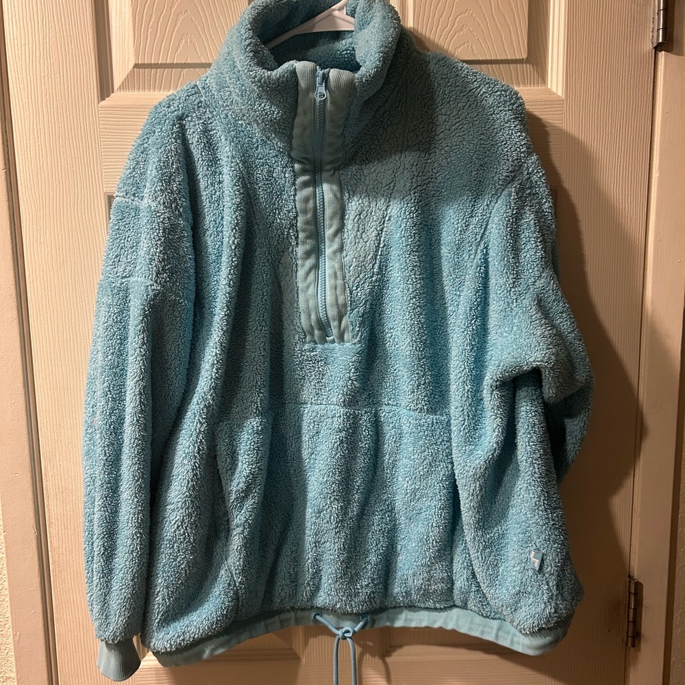 Cozy JoyLab Blue Fleece Pullover